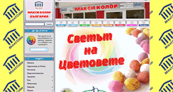 Desktop Screenshot of maxicolorbg.com